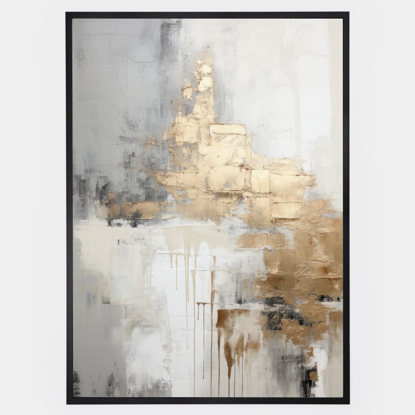 Abstract poster Golden Rhapsody No. 2