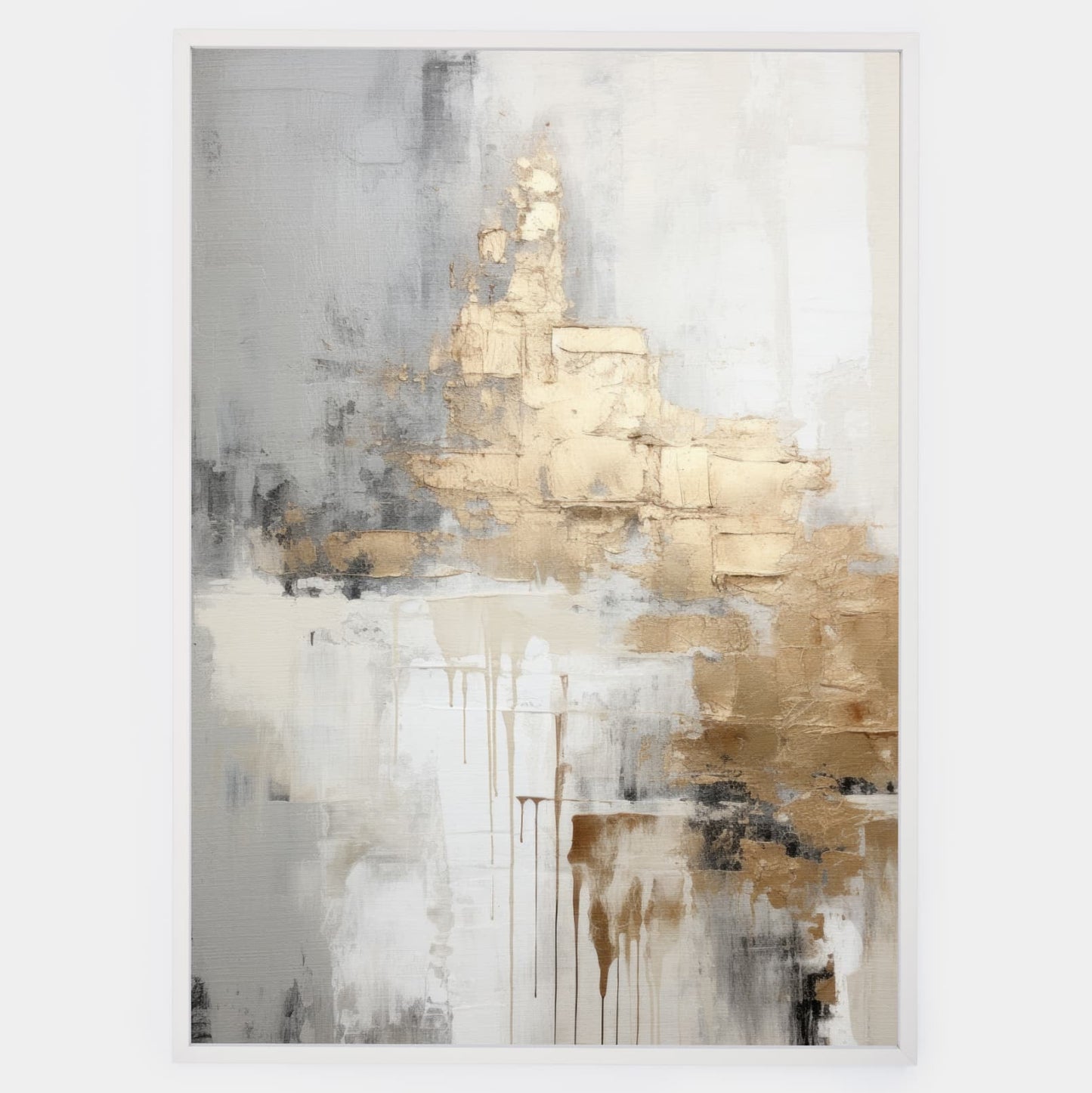 Abstract poster Golden Rhapsody No. 2