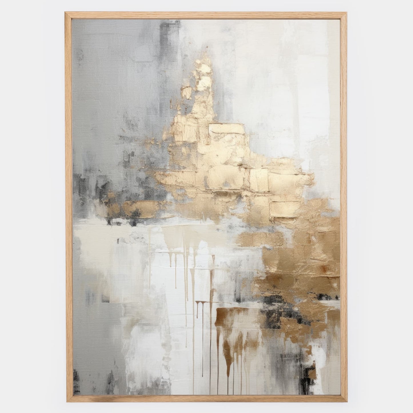 Abstract poster Golden Rhapsody No. 2