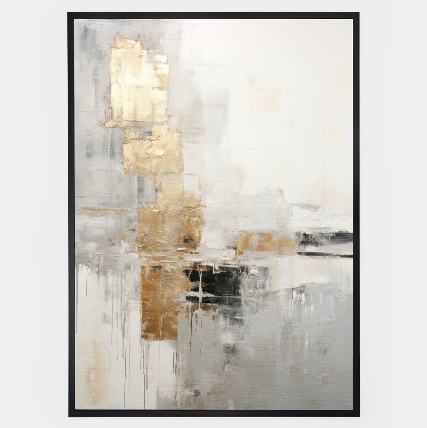 Abstract poster Golden Rhapsody No. 3