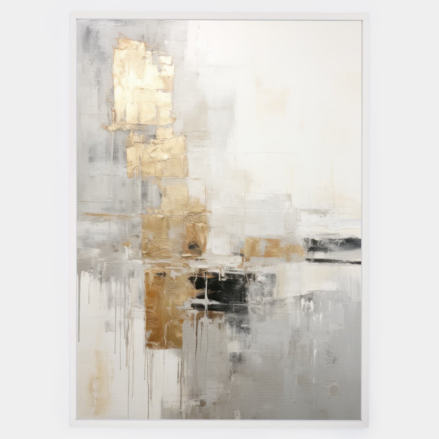 Abstract poster Golden Rhapsody No. 3