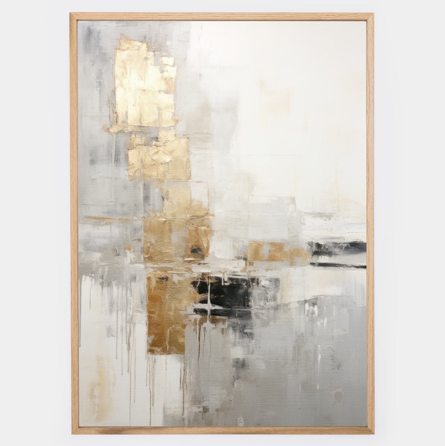 Abstract poster Golden Rhapsody No. 3
