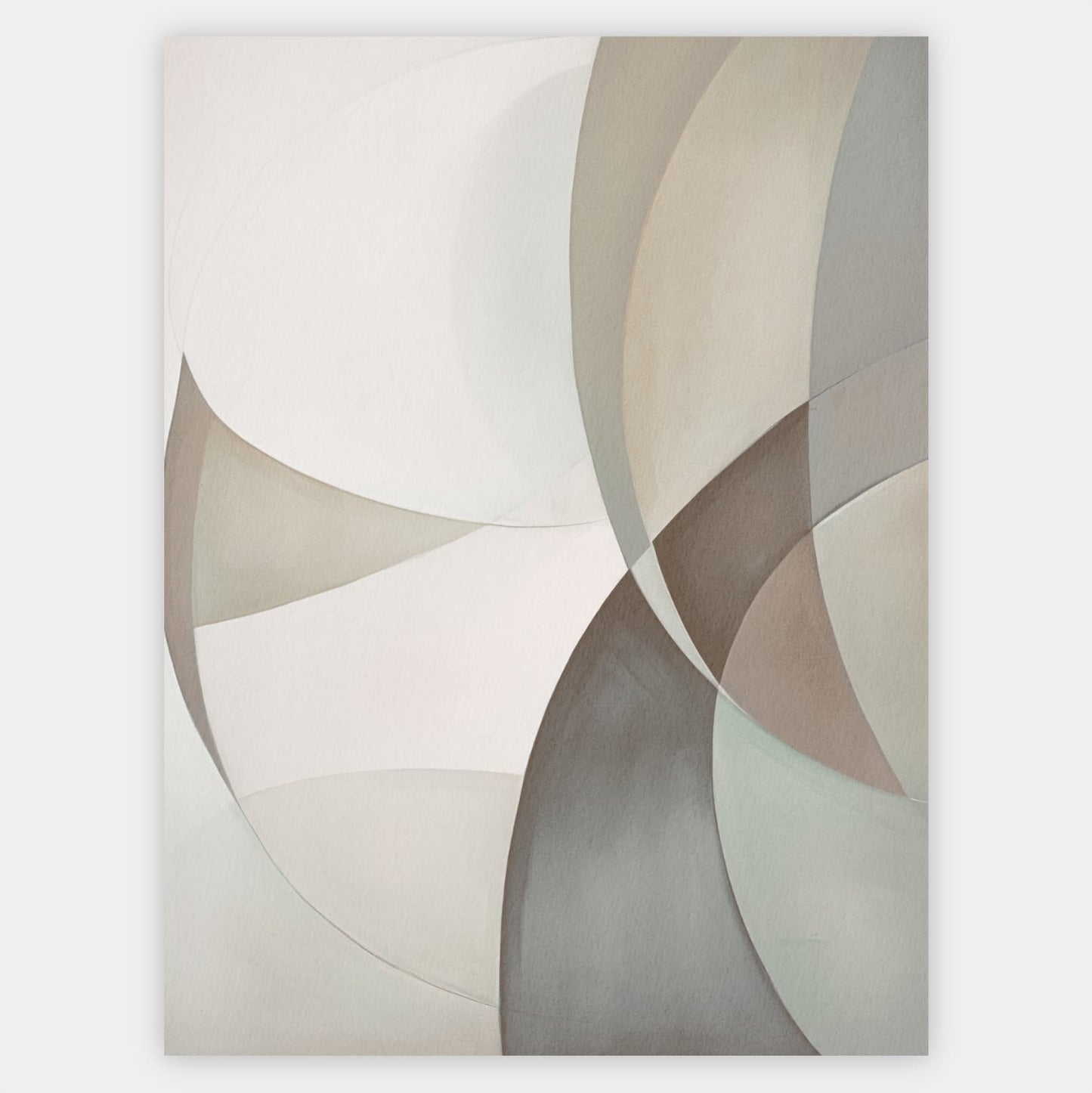Abstract poster Dazzling Serenity No.1