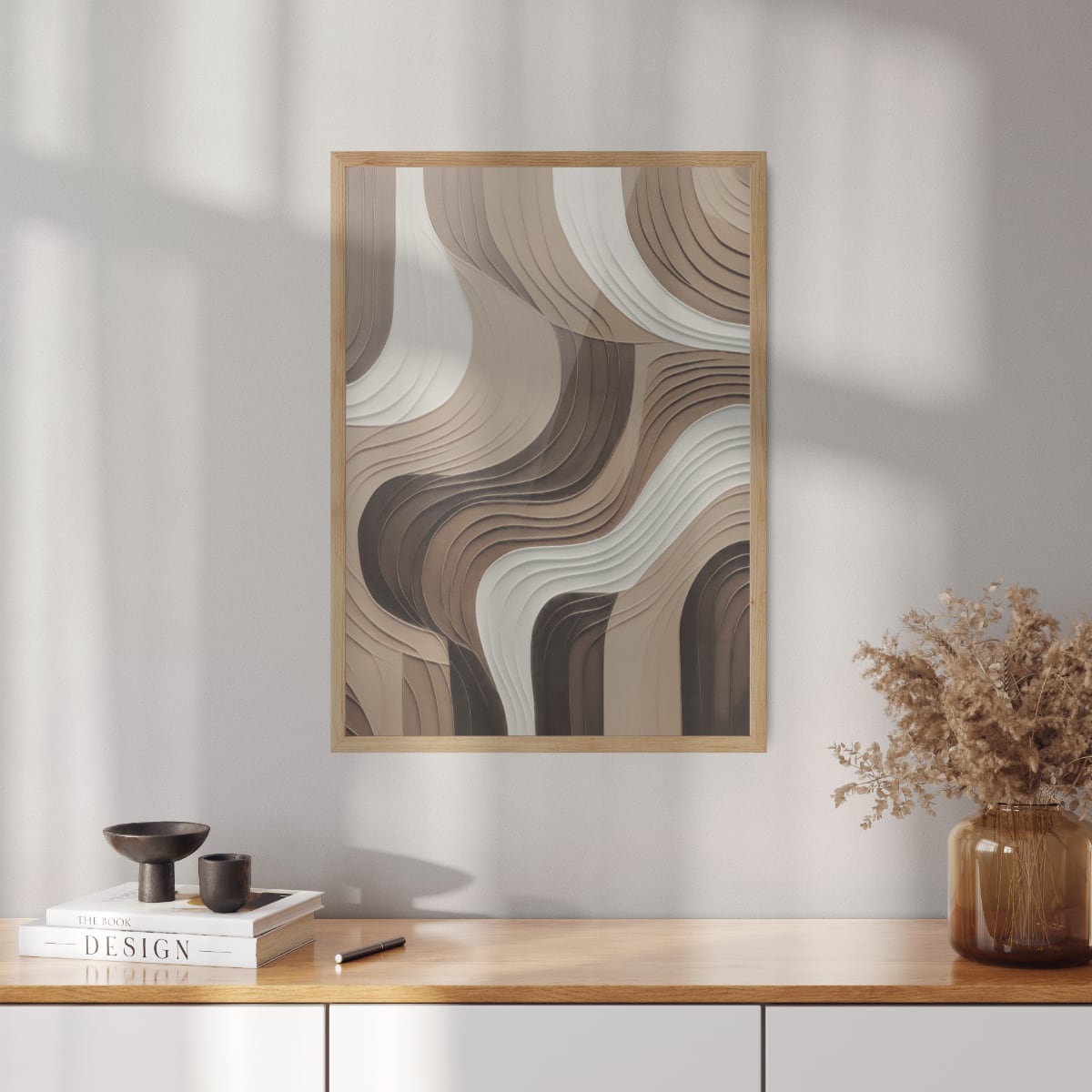 Abstract poster Zen harmony