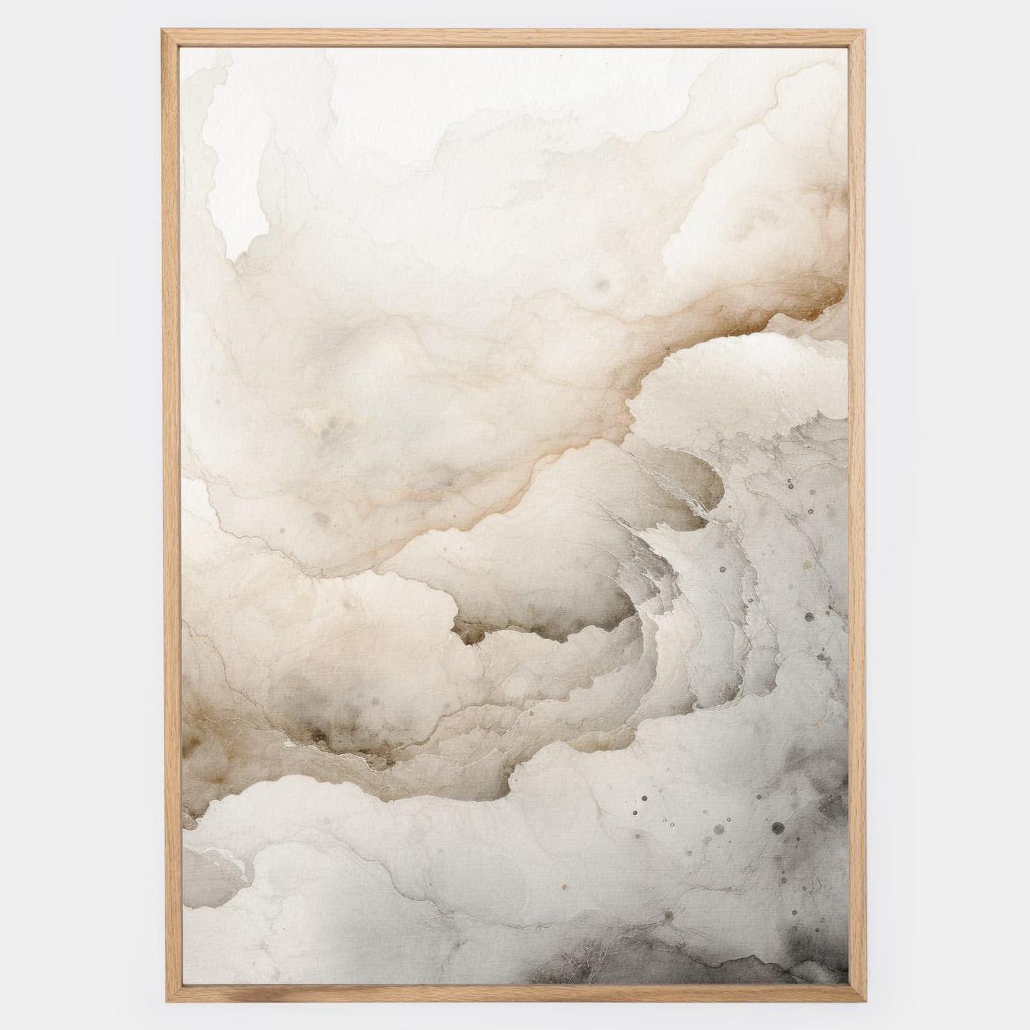 Abstract poster Neutral calm