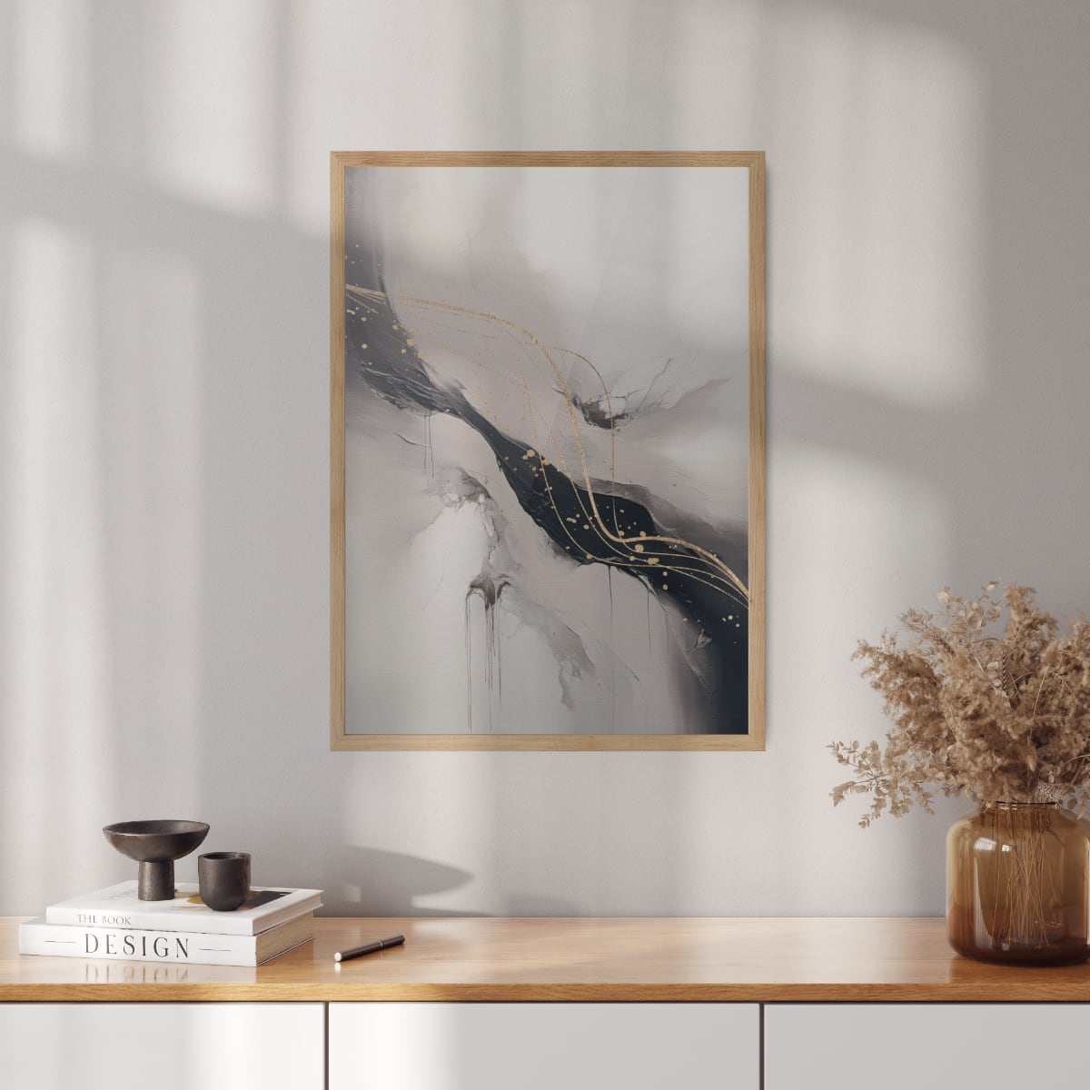 Abstract poster Timeless Flow