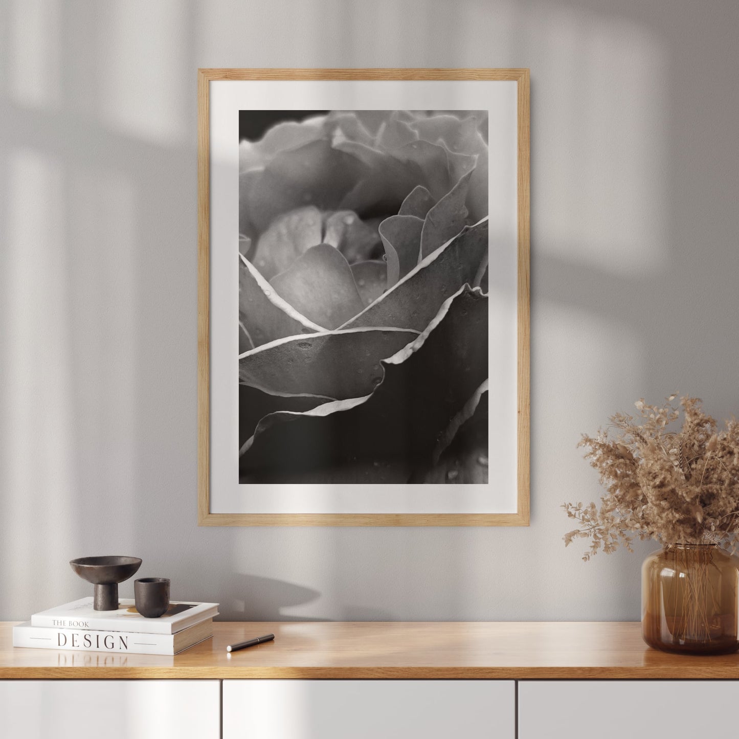 Plakát s fotografií růže