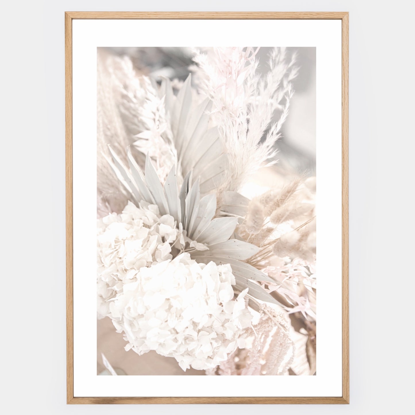 Boho plakát s fotografií kytice