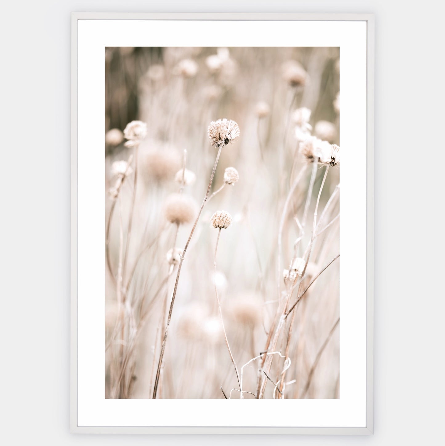 Boho plakát s fotografií podzimní louky