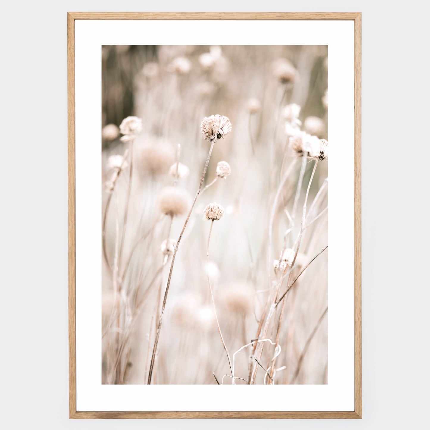 Boho plakát s fotografií podzimní louky