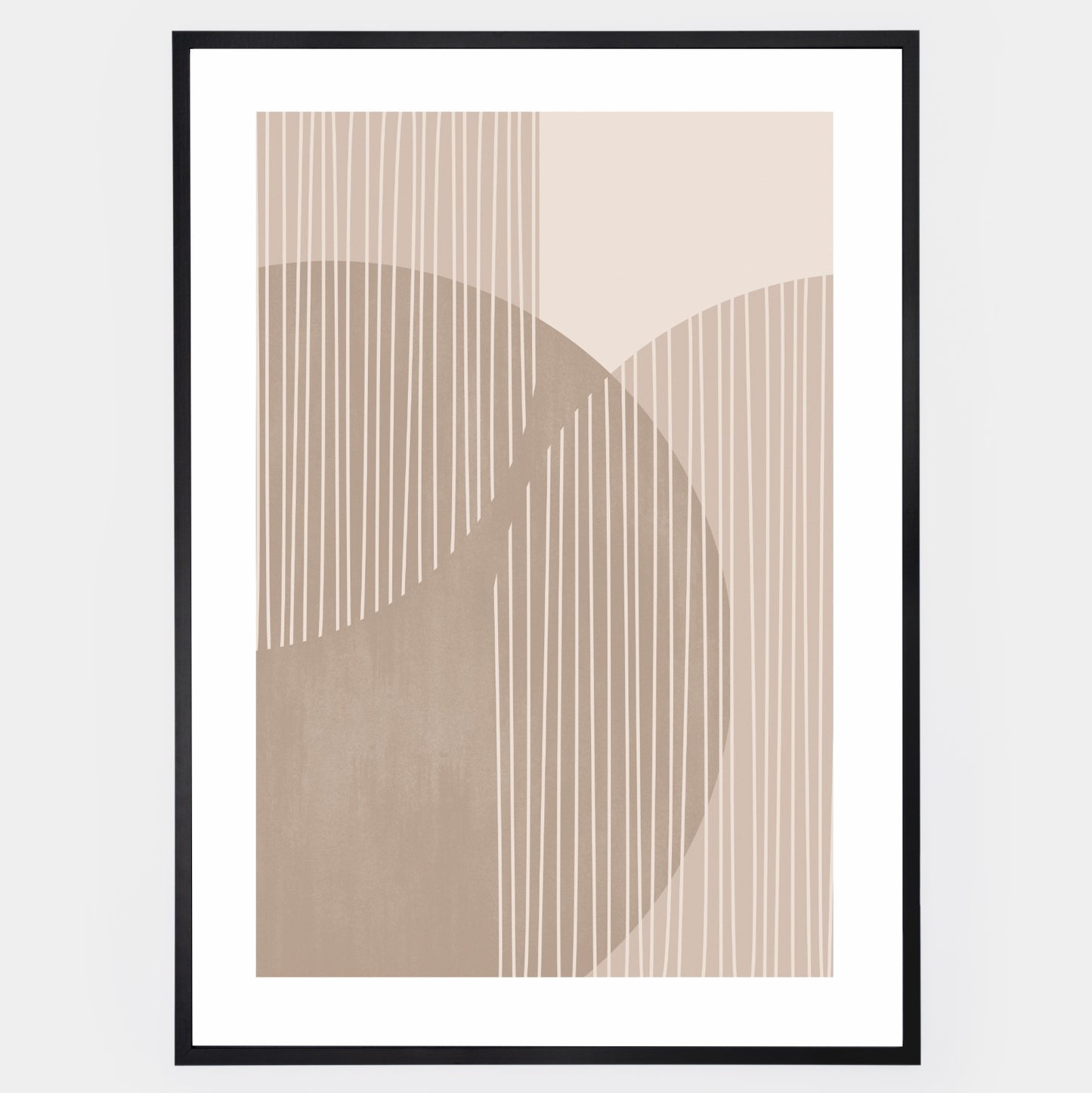 Boho plakát s geometrickými tvary No. 2