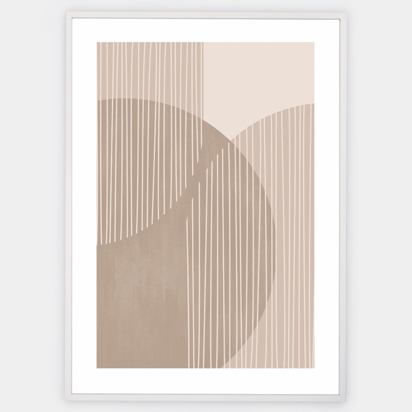 Boho plakát s geometrickými tvary No. 2
