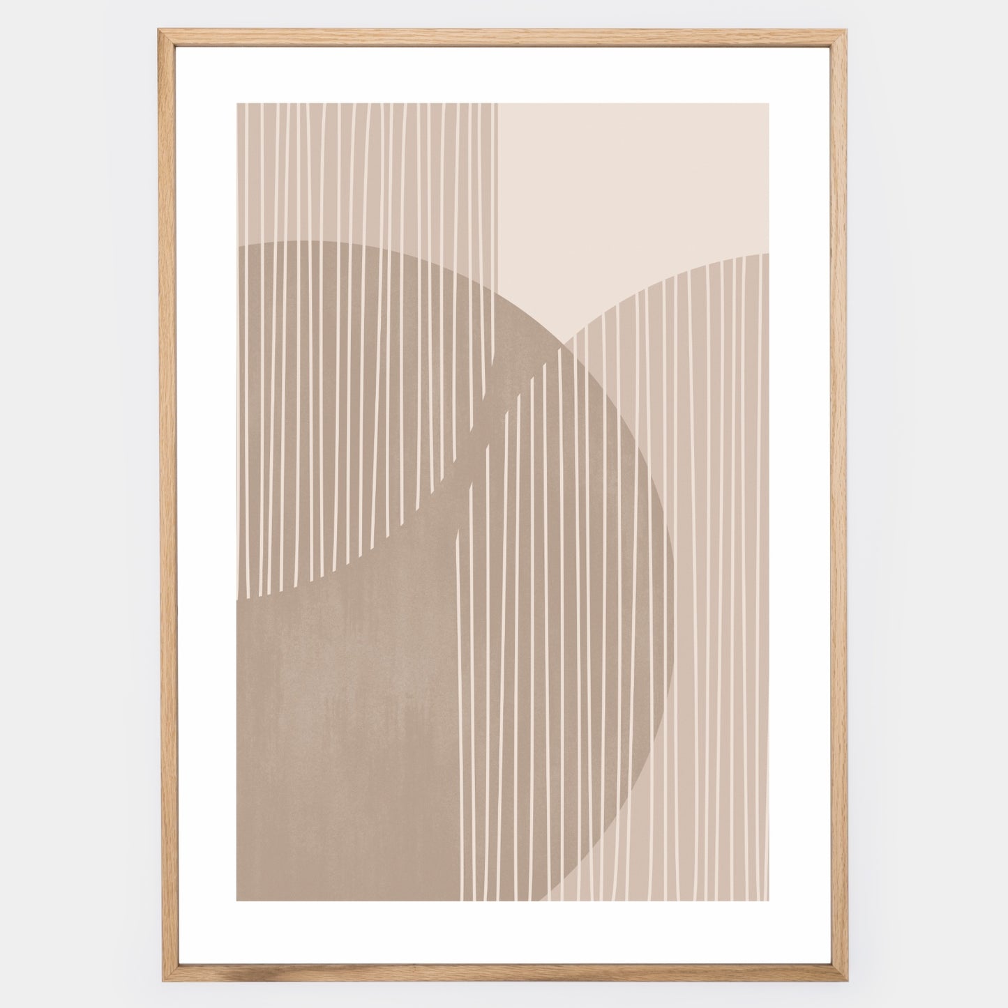 Boho plakát s geometrickými tvary No. 2