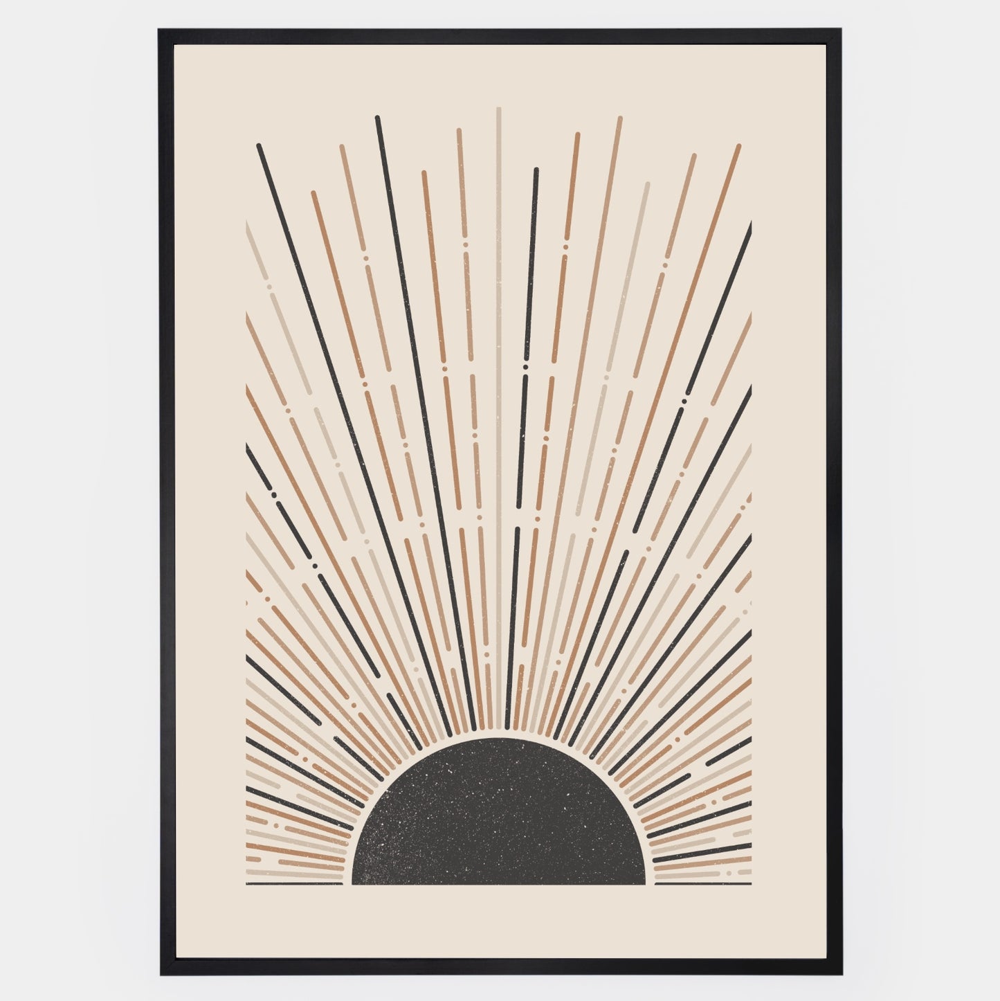 Boho plakát s geometrickými tvary "Sunrise"