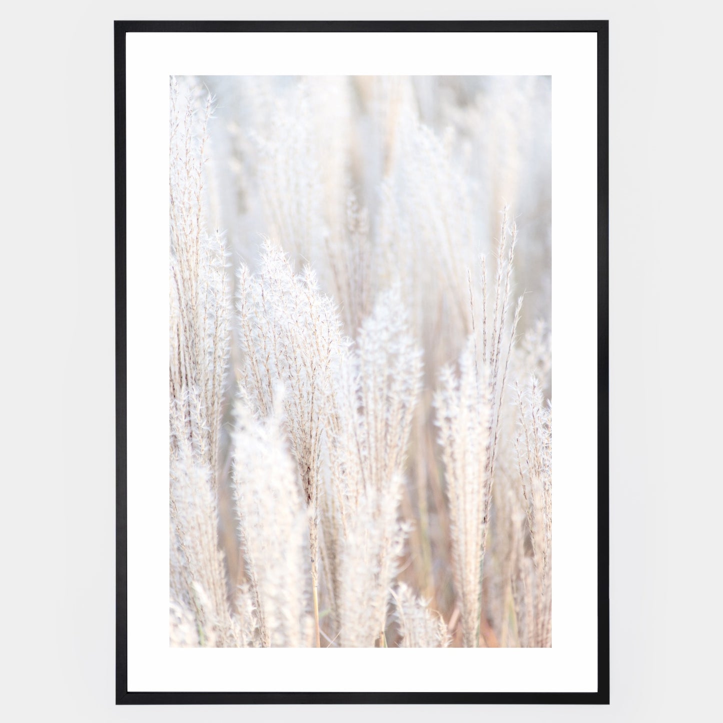Boho plakát s fotografií suché trávy