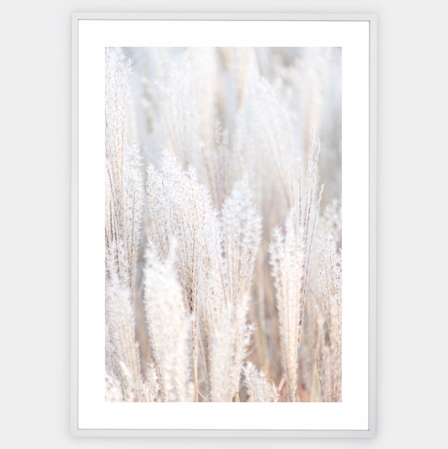 Boho plakát s fotografií suché trávy