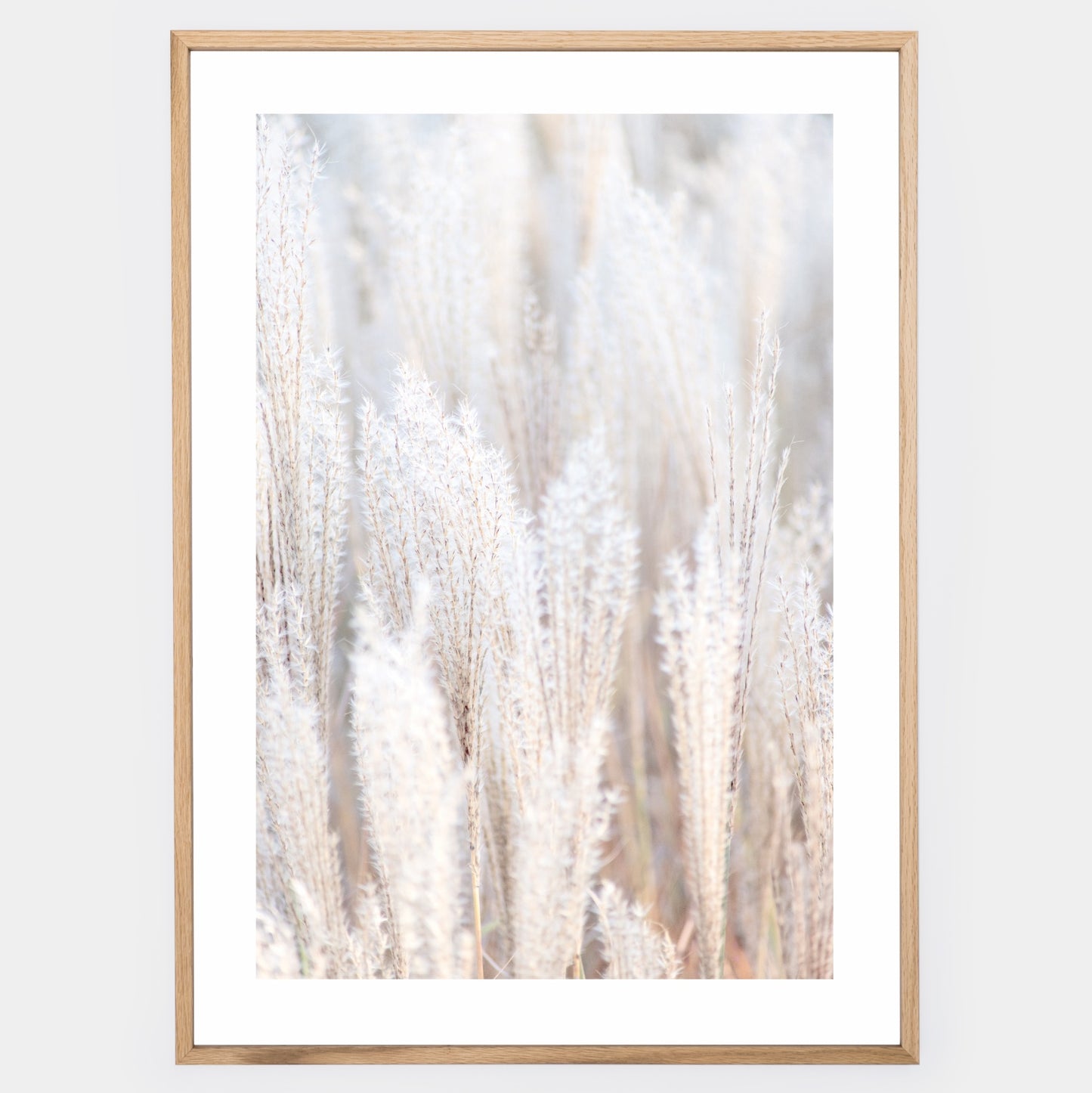 Boho plakát s fotografií suché trávy