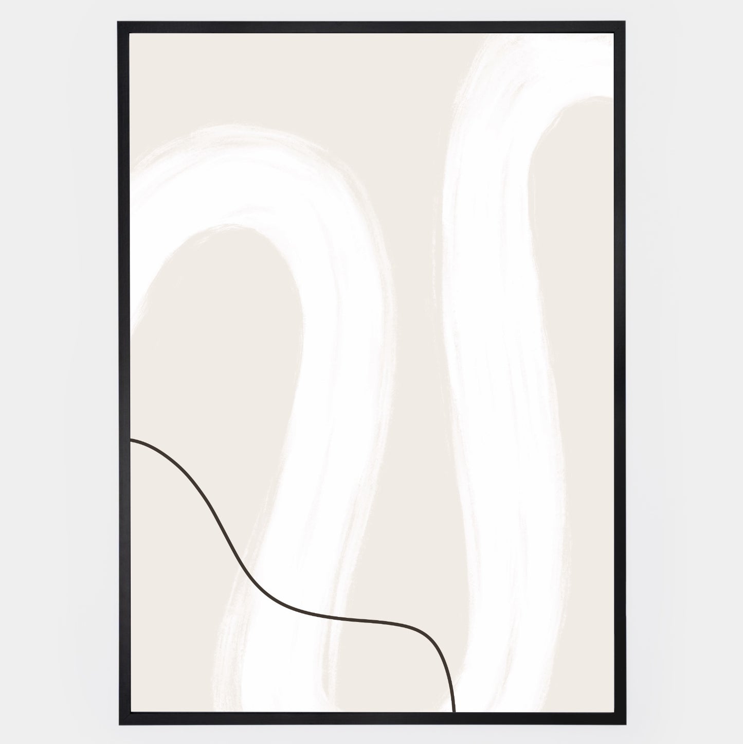 Boho poster "Brushstrokes" No. 1