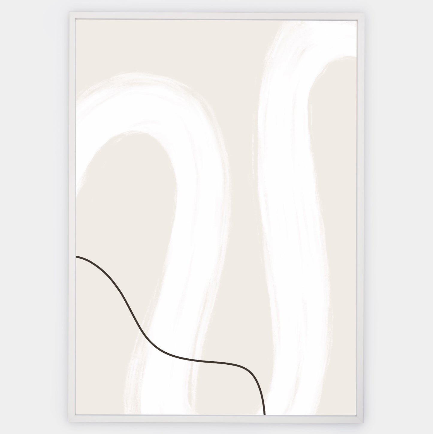 Boho poster "Brushstrokes" No. 1
