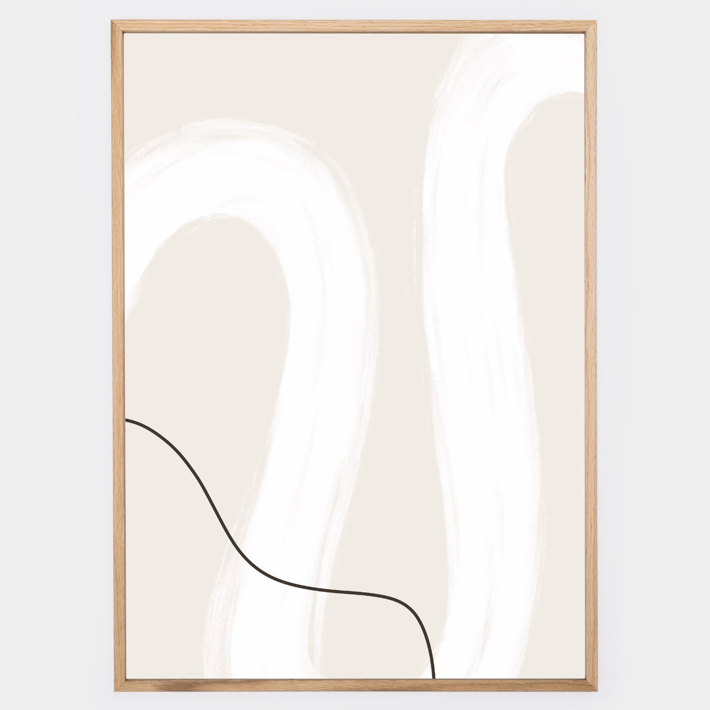 Boho poster "Brushstrokes" No. 1