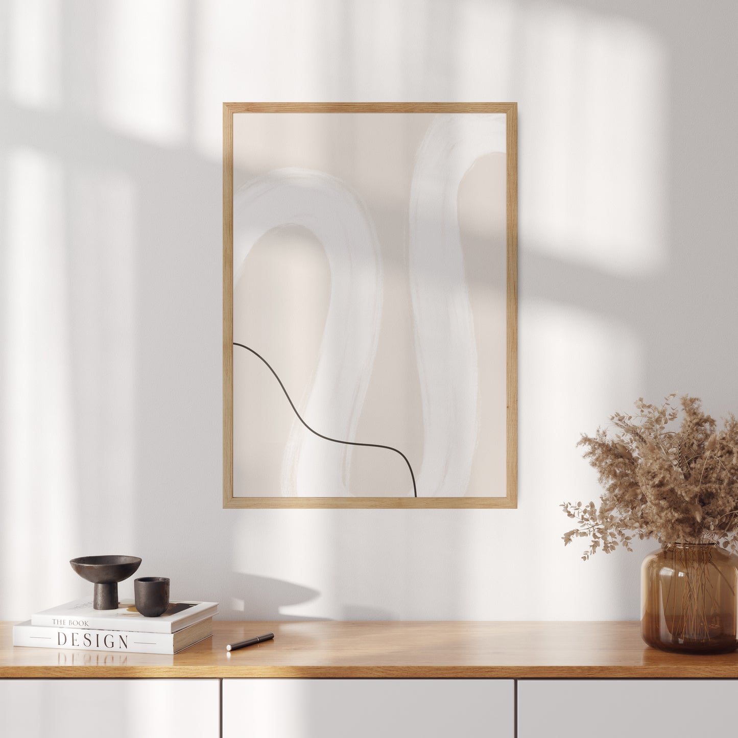 Boho poster "Brushstrokes" No. 1