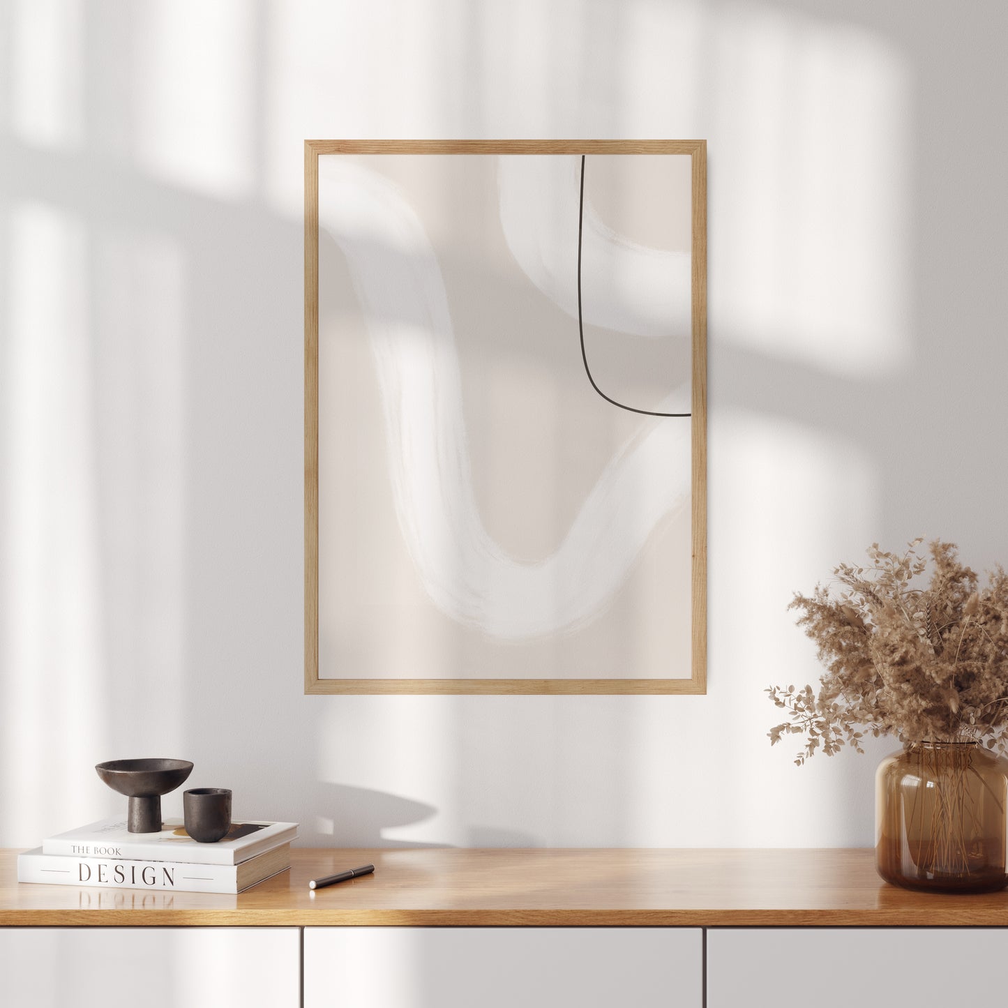 Boho poster "Brushstrokes" No. 2