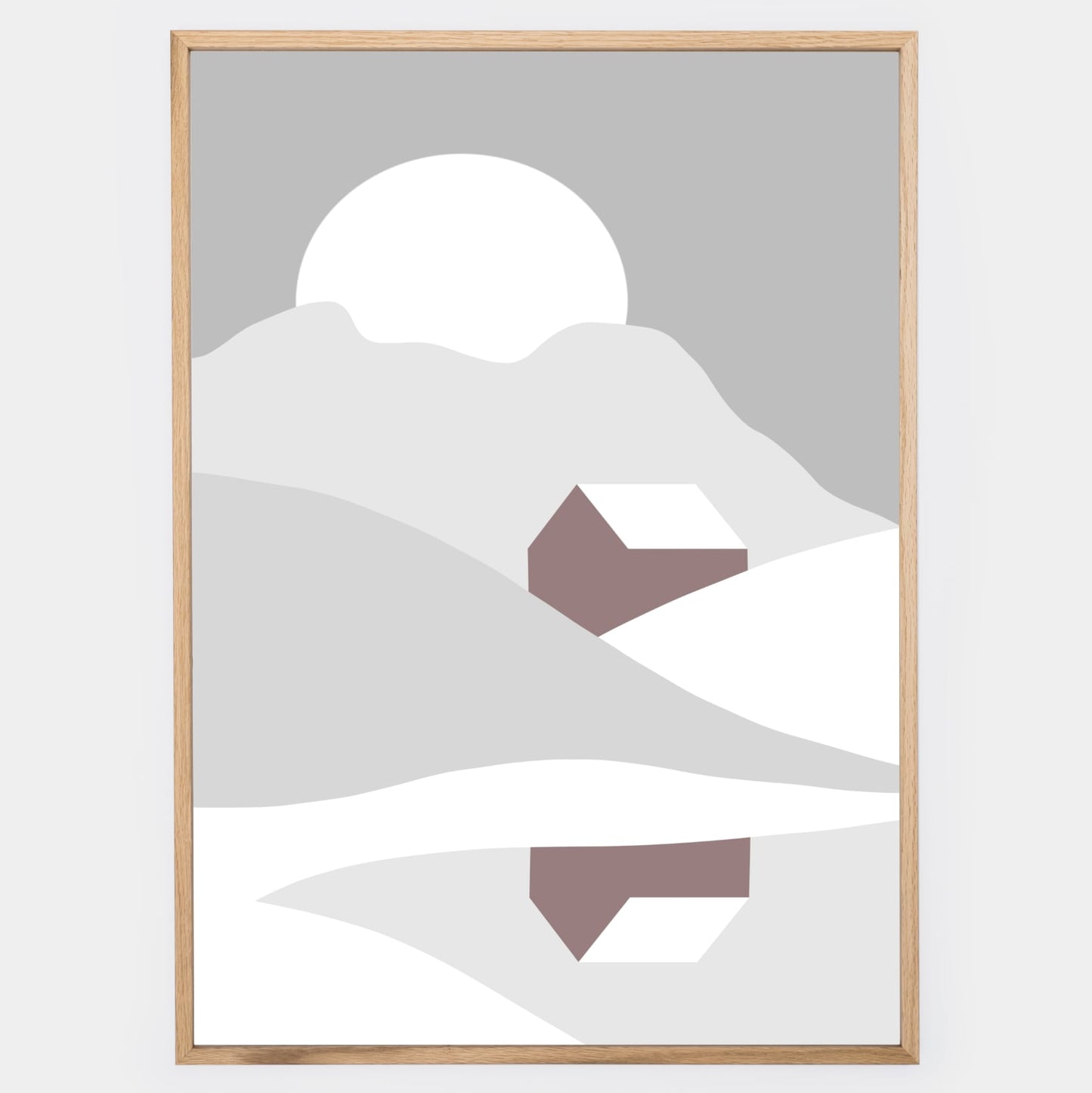 Boho Plakát "Winter landscape" No. 1