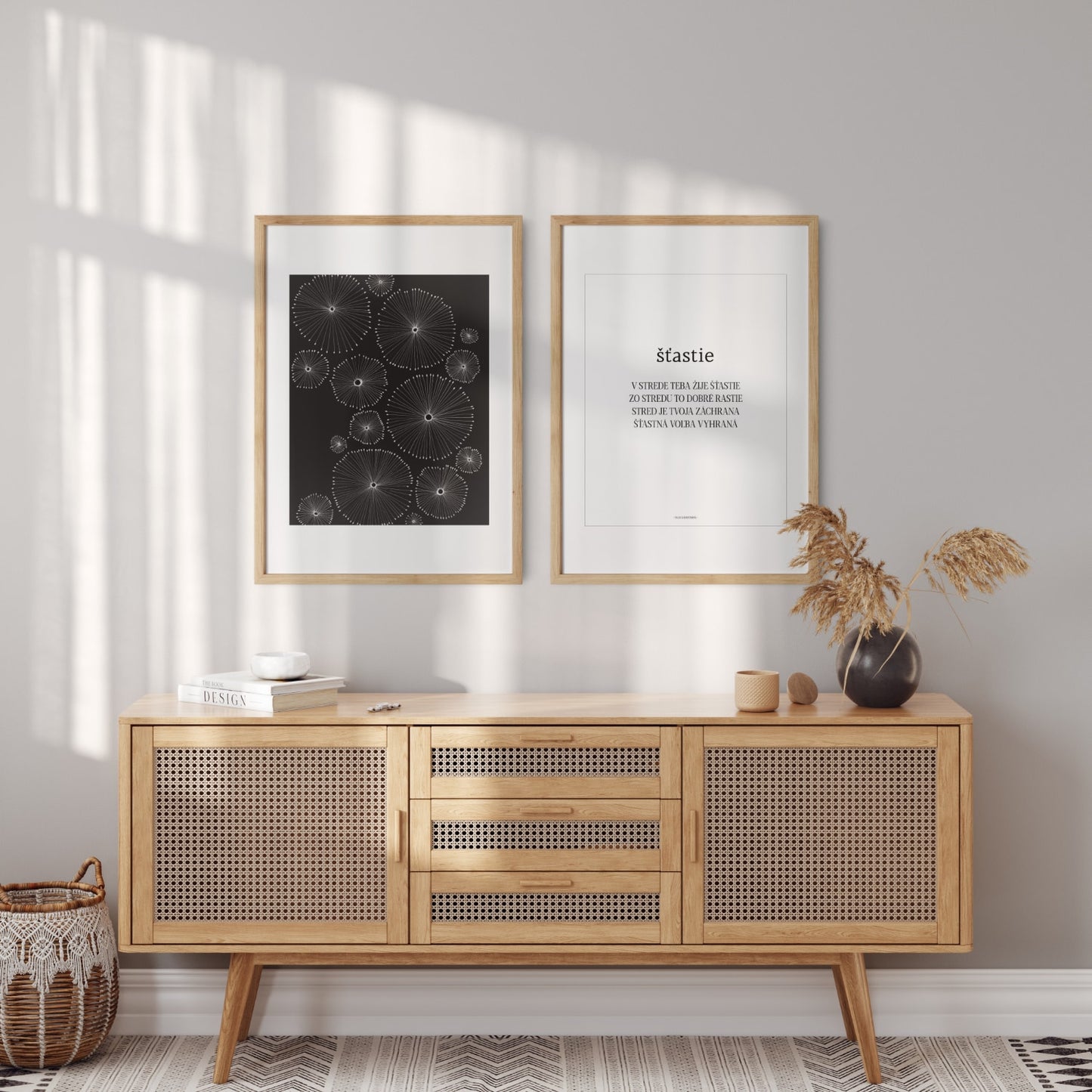 Poster Happiness + text