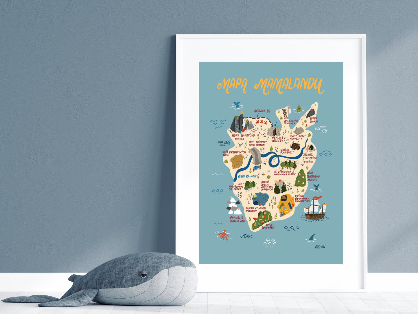 Mamaland Map Poster