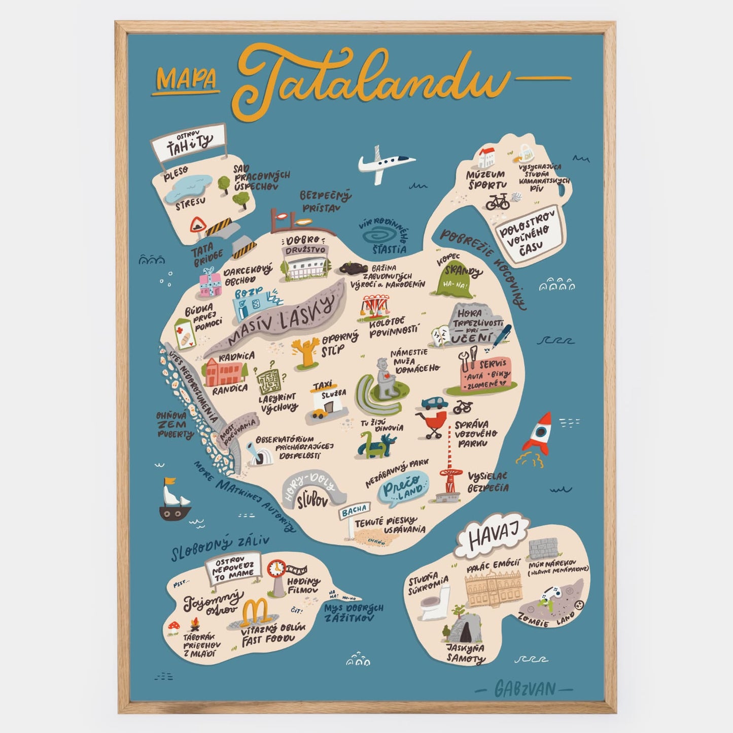 Poster Map of Tataland