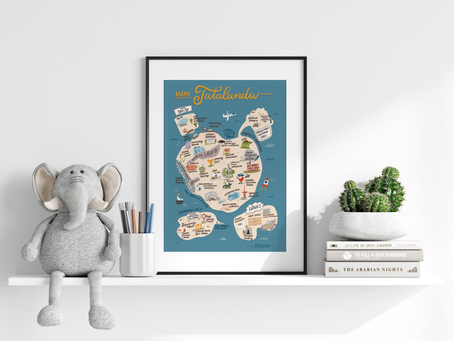 Poster Map of Tataland