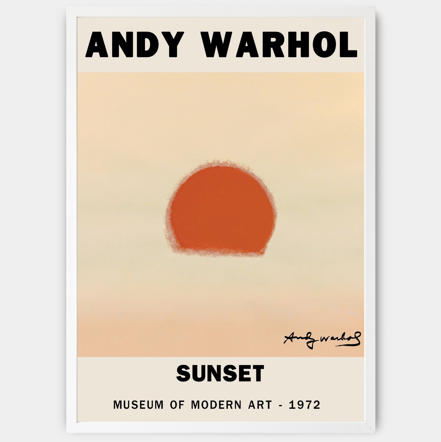 Plakát Sunset | Andy Warhol