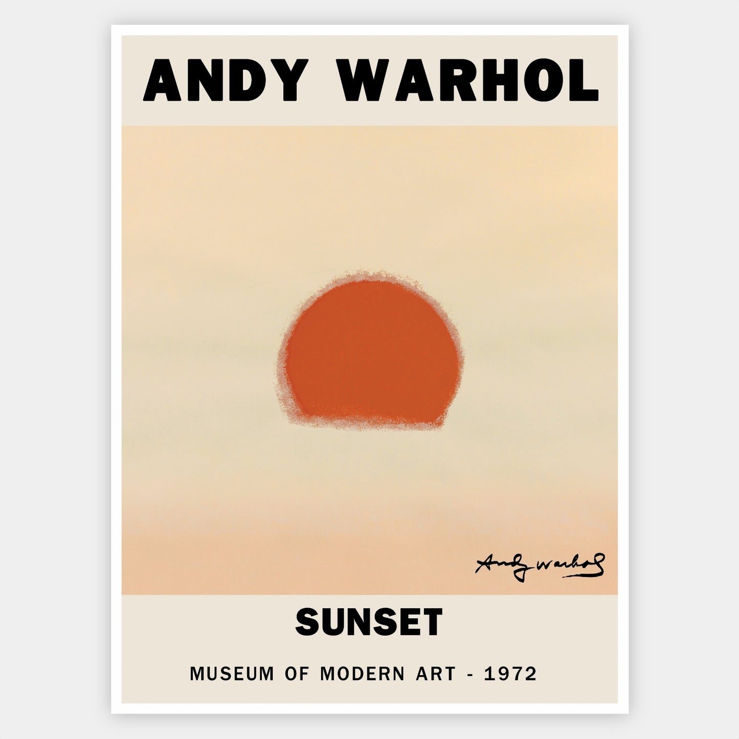 Plakát Sunset | Andy Warhol