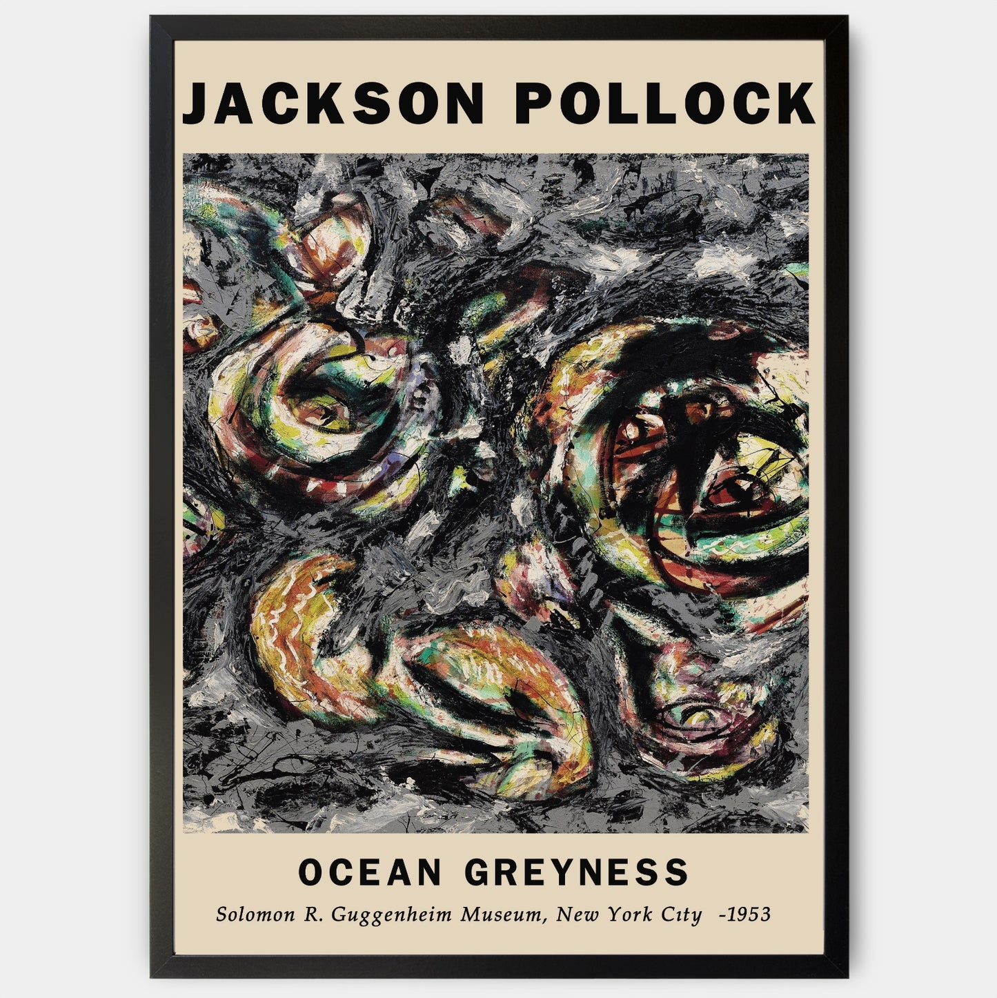 Ocean Greyness Poster | Jackson Pollock