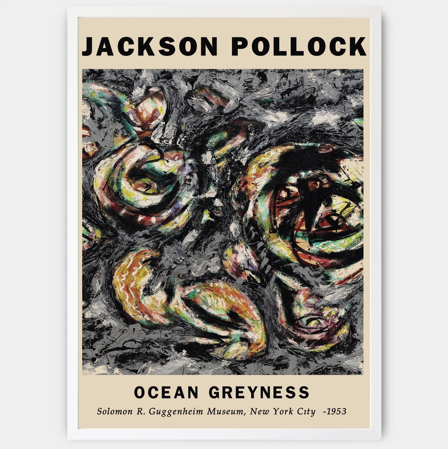 Ocean Greyness Poster | Jackson Pollock