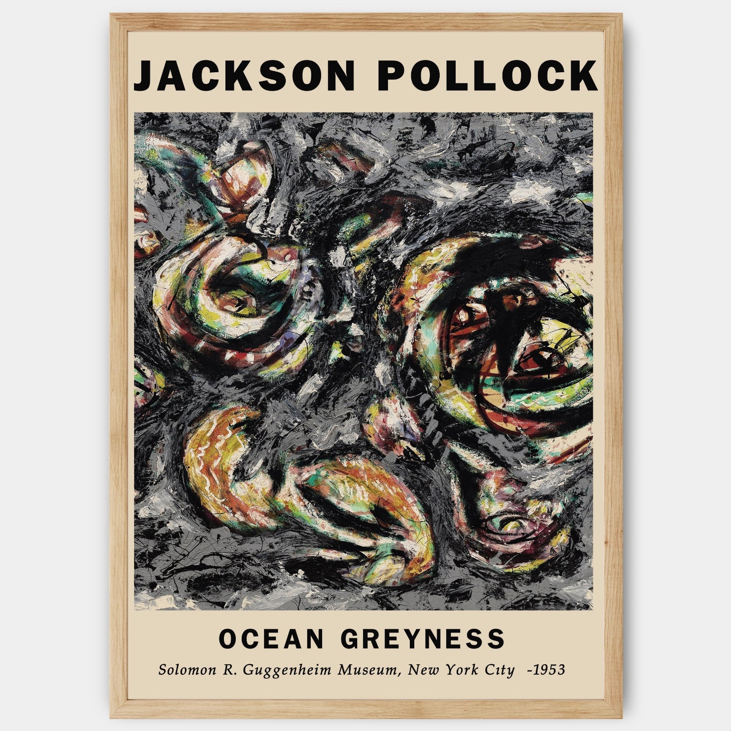Ocean Greyness Poster | Jackson Pollock