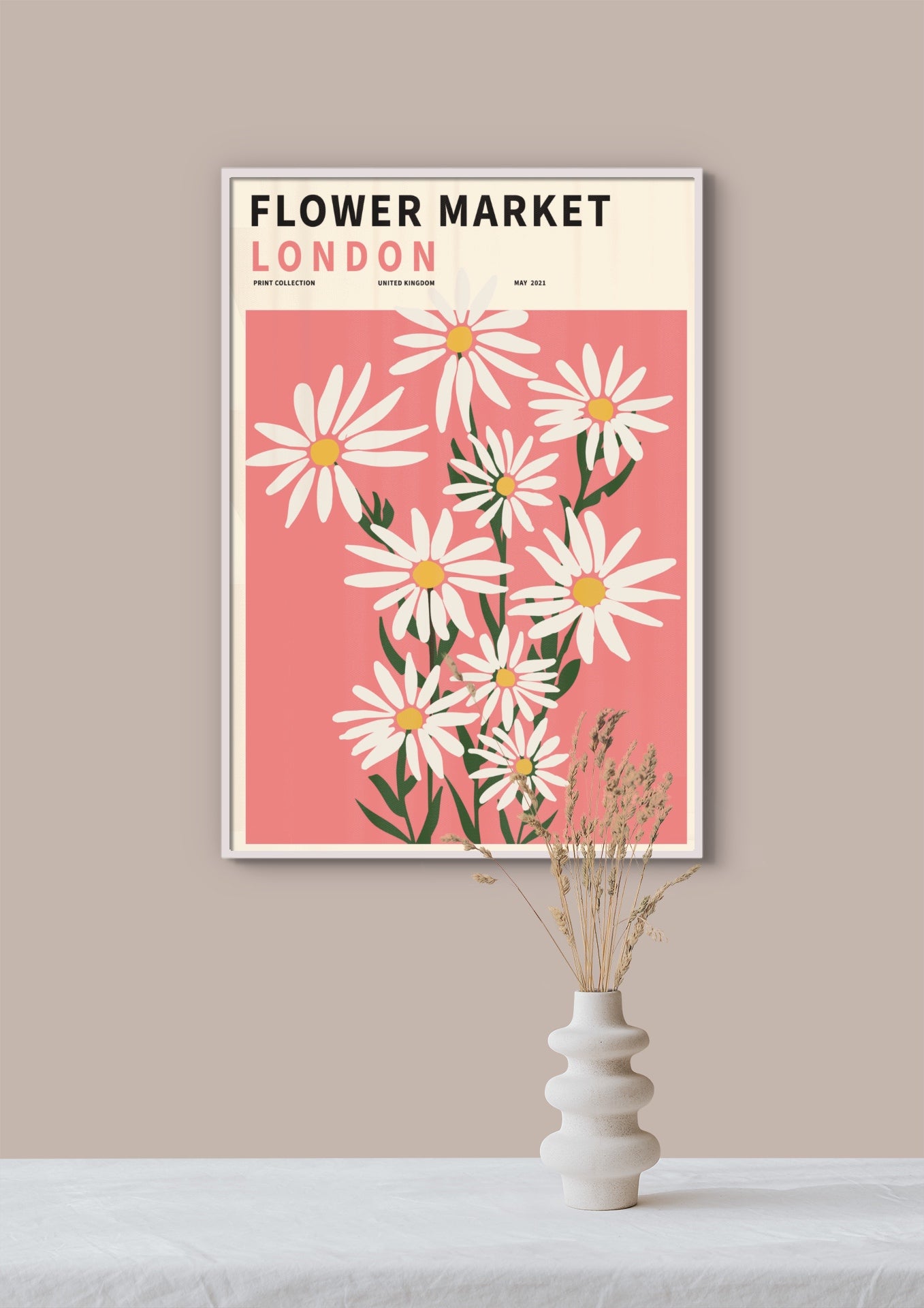Plakát Flower Market London