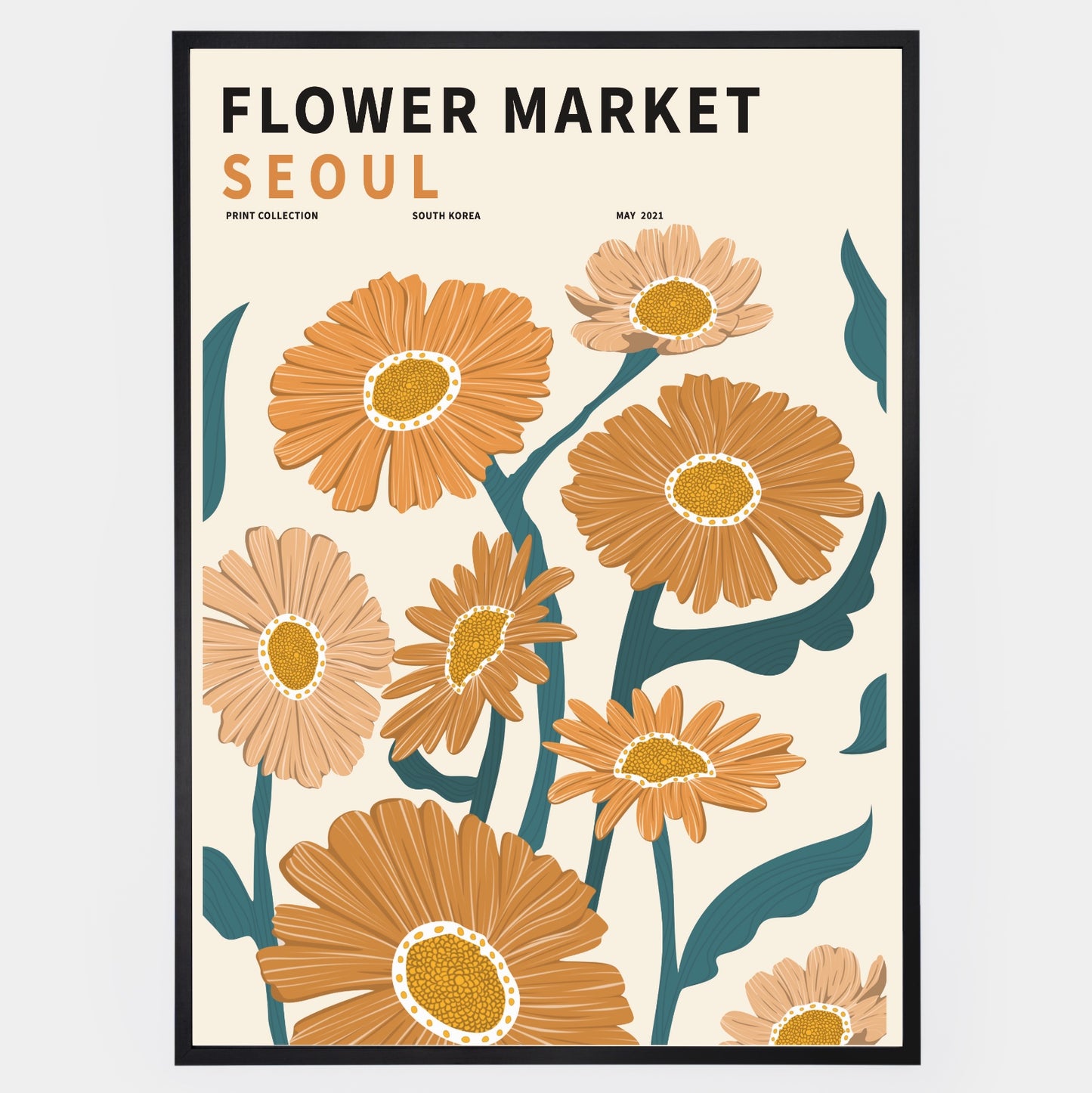 Plakát Flower Market Seoul II.