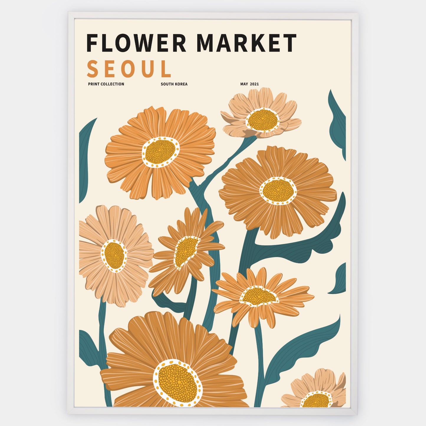 Plakát Flower Market Seoul II.