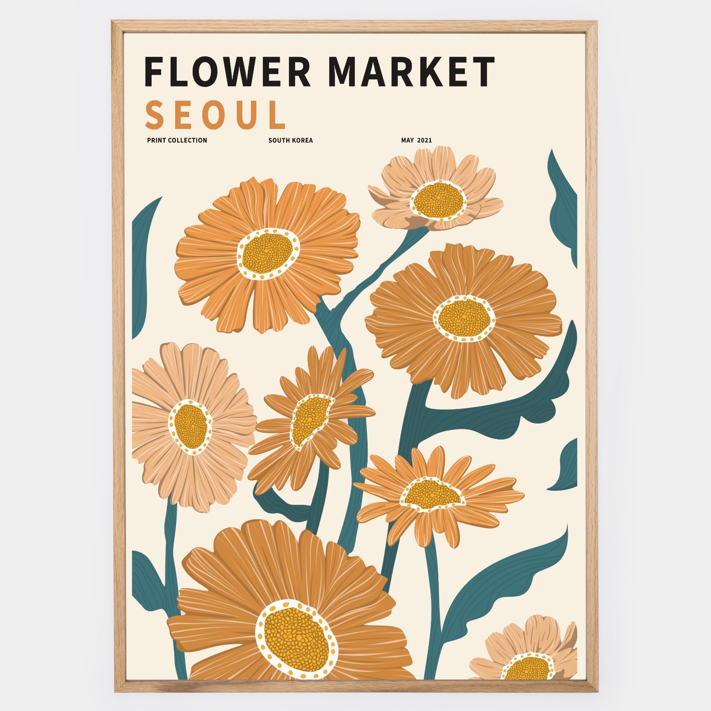 Plakát Flower Market Seoul II.