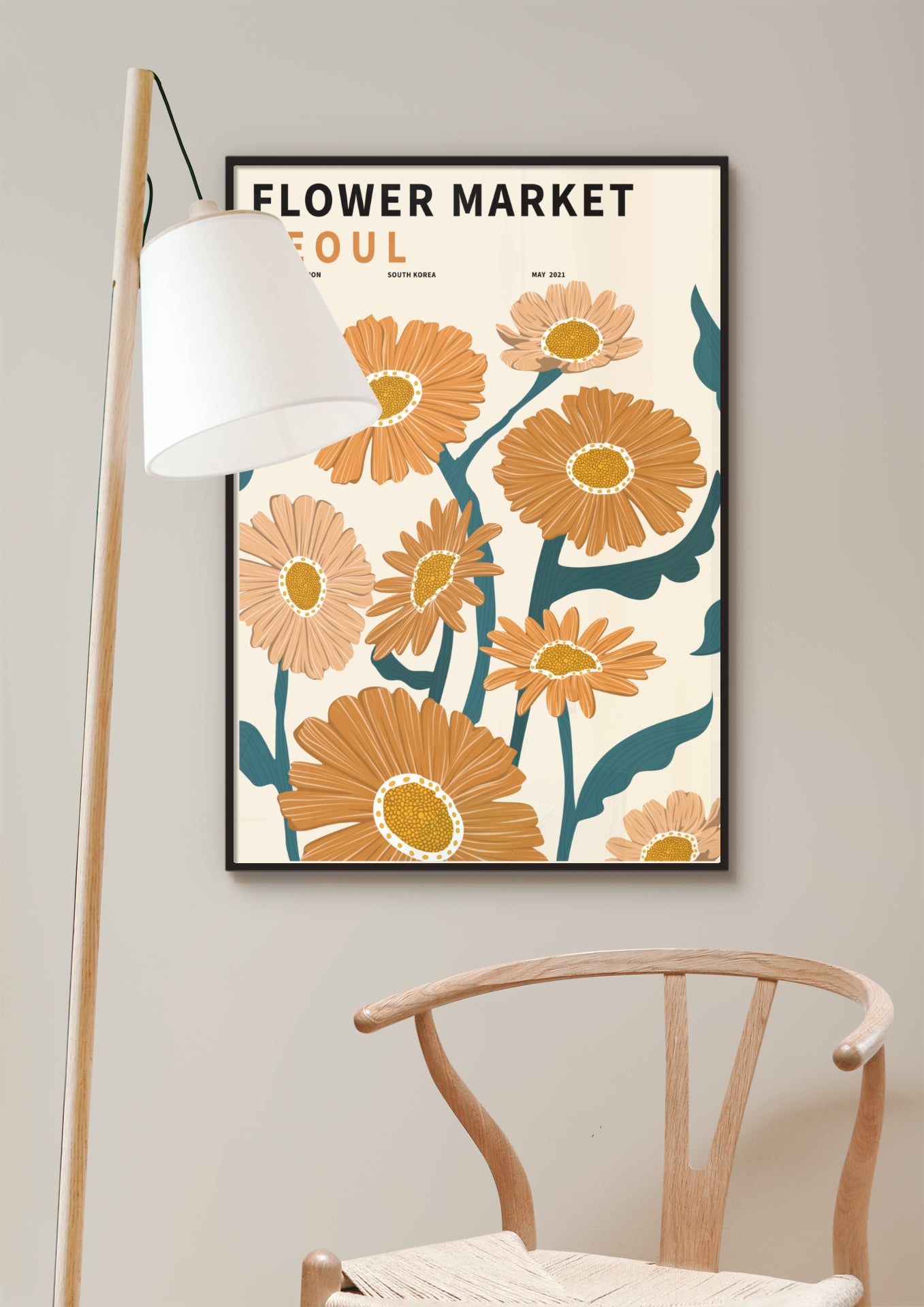 Plakát Flower Market Seoul II.