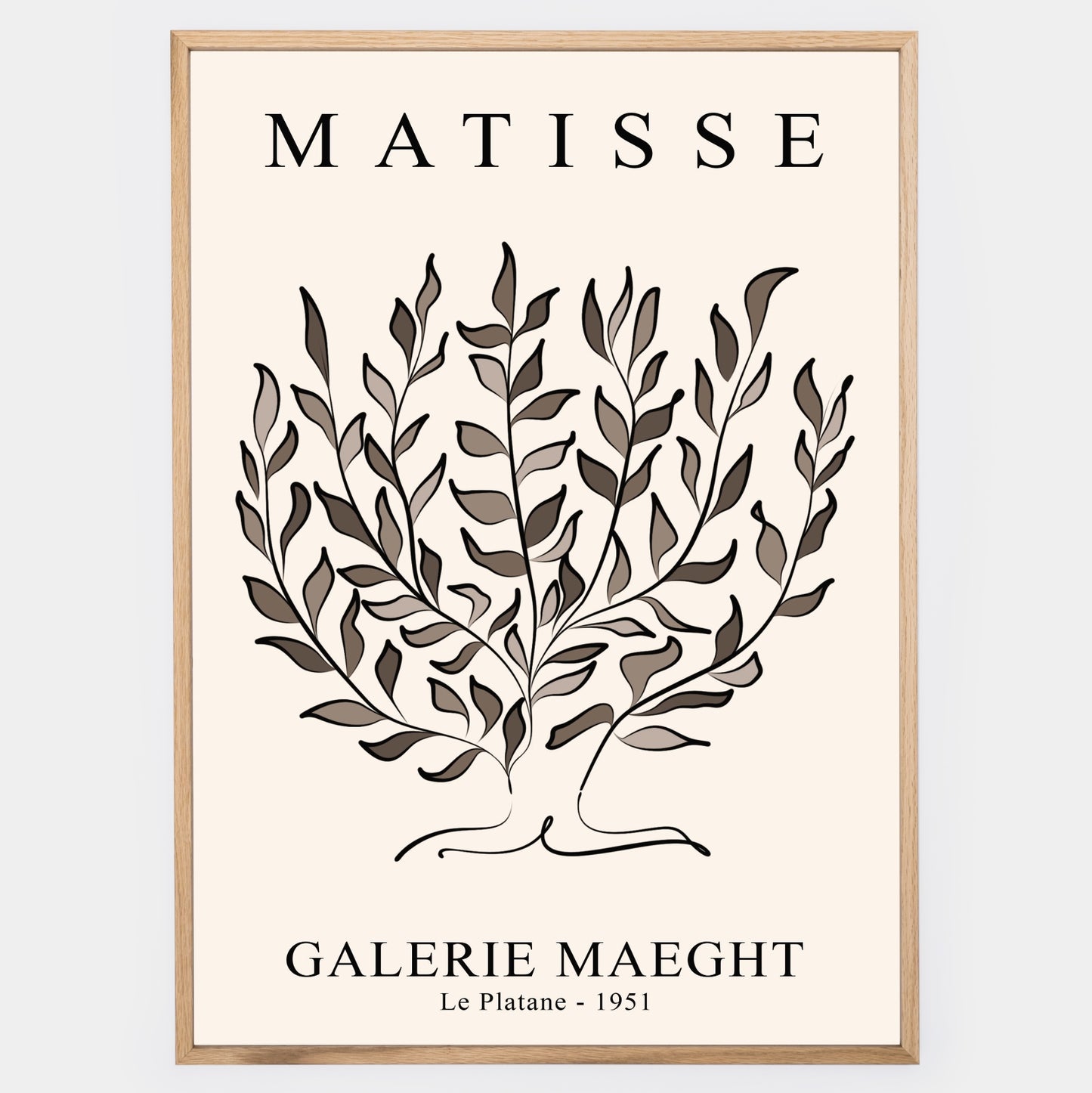 Plakát Le Platane | Henri Matisse