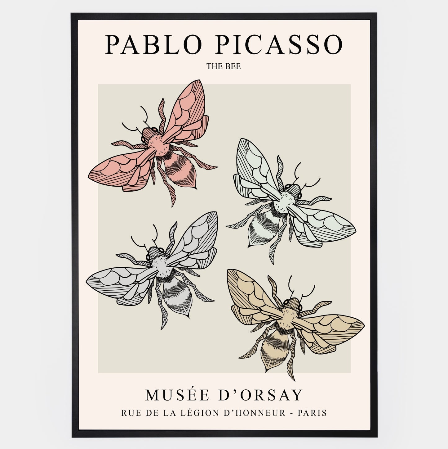 Plakát Bee | Pablo Picasso