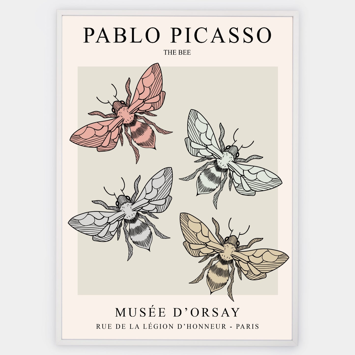 Plakát Bee | Pablo Picasso
