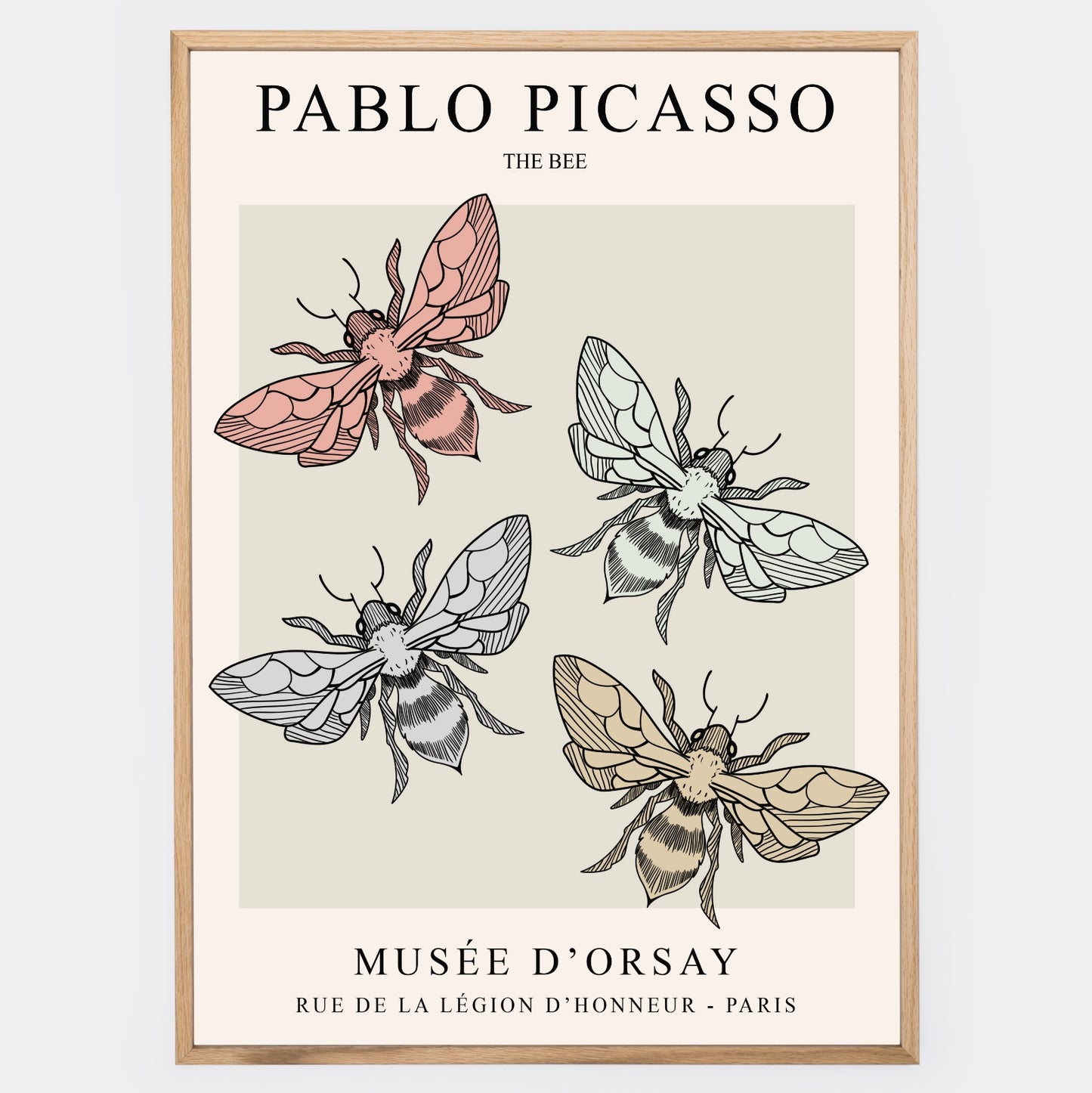 Plakát Bee | Pablo Picasso
