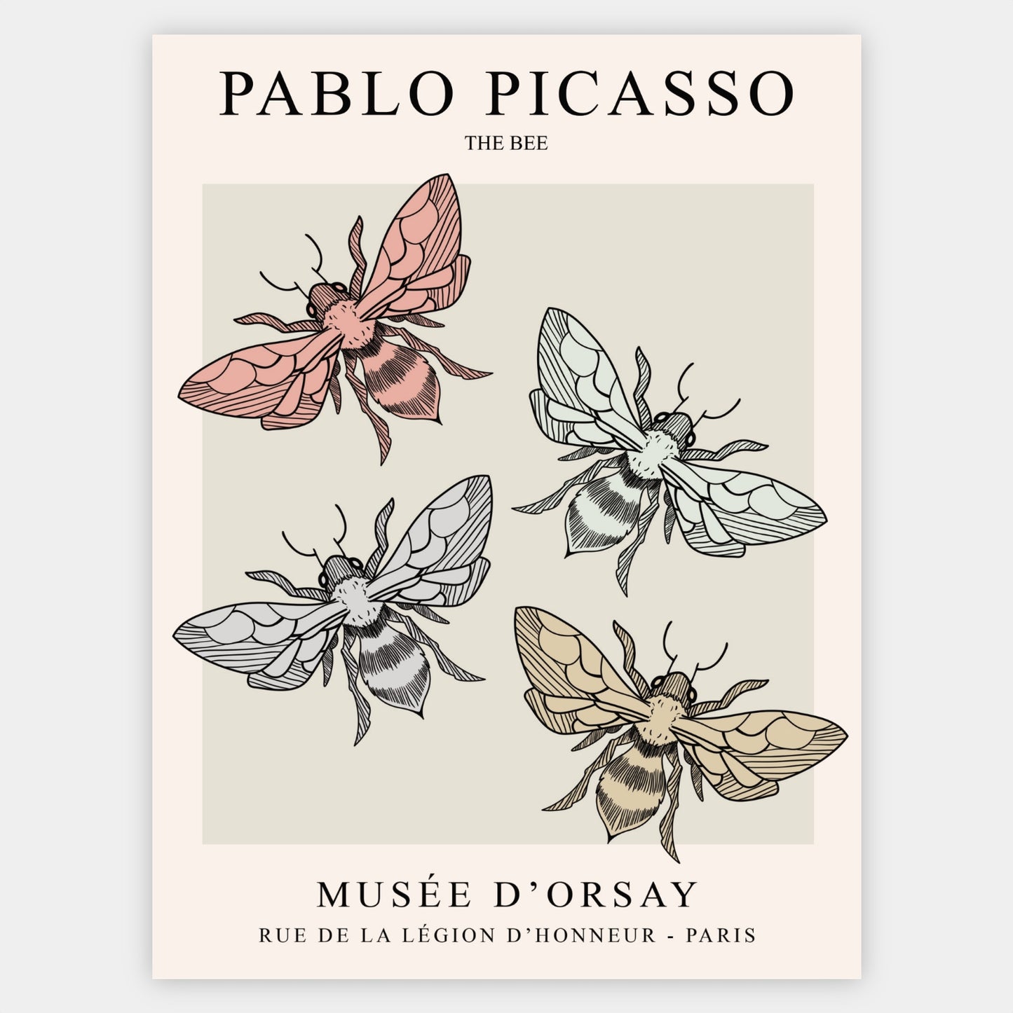 Plakát Bee | Pablo Picasso
