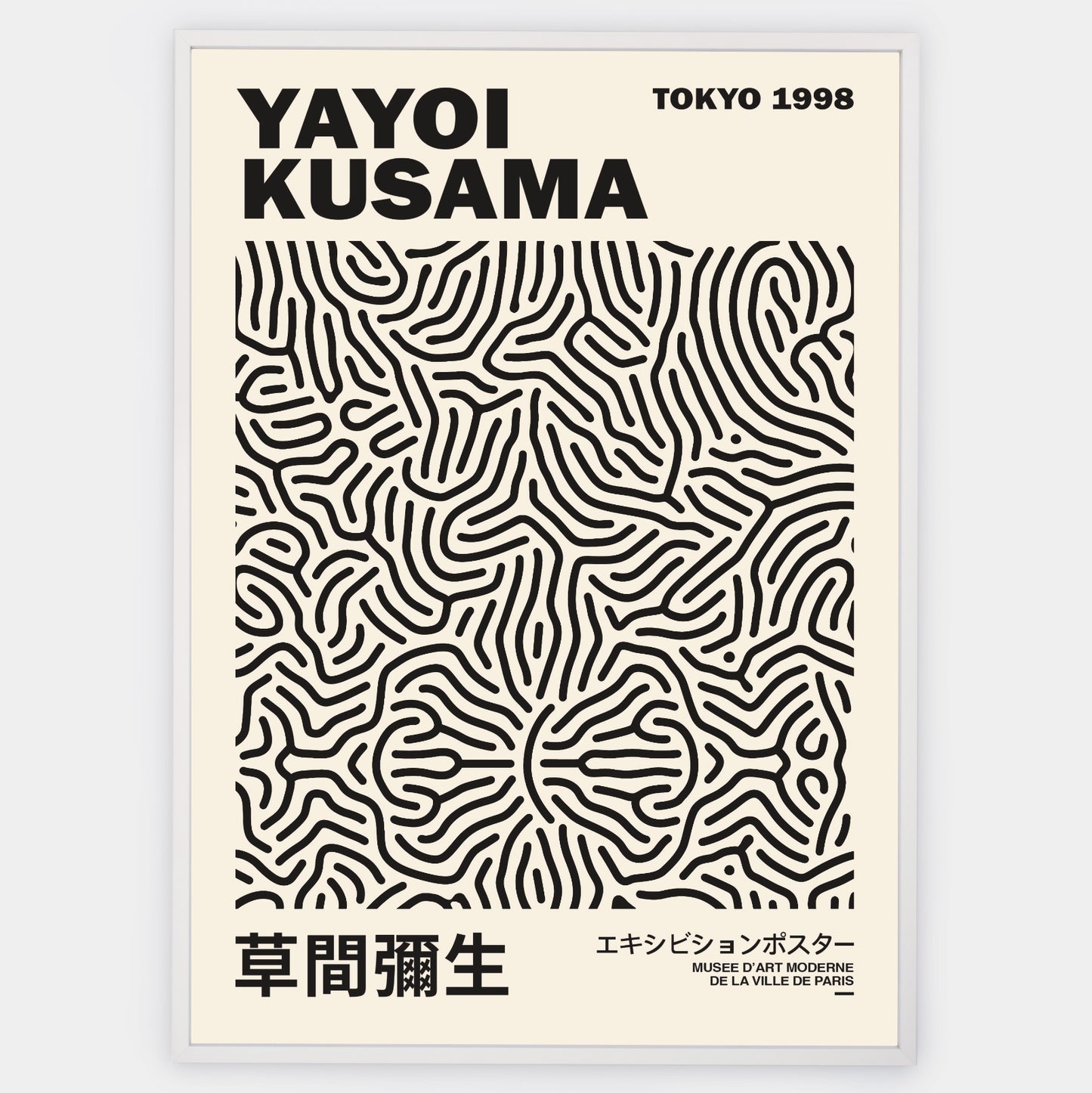 Plakát Tokyo Black | Yayoi Kusama