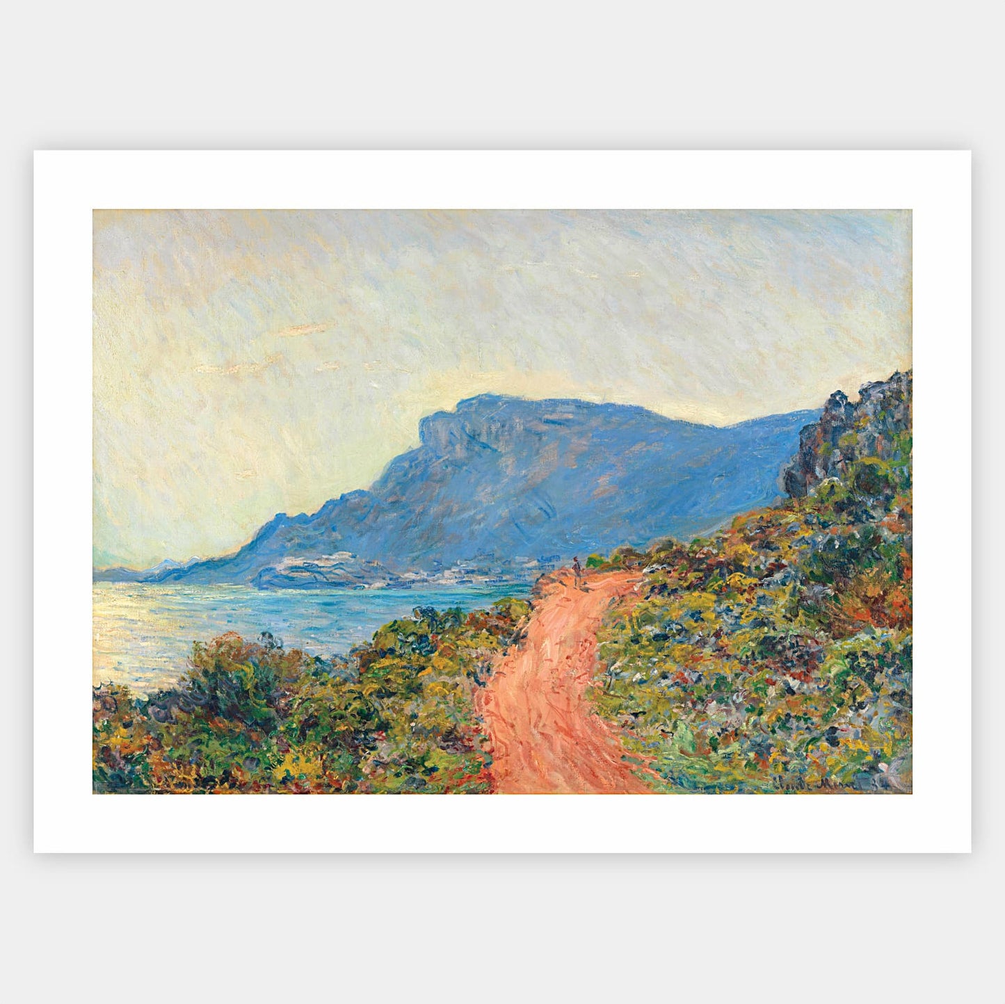 Plakát La Corniche u Monaku | Claude Monet