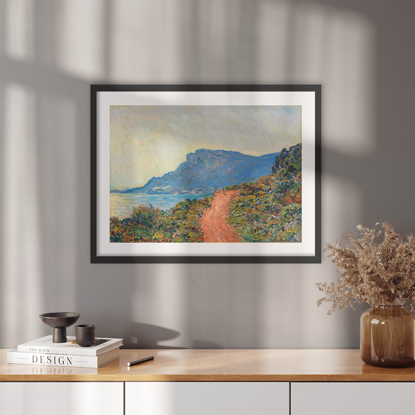 Plakát La Corniche u Monaku | Claude Monet