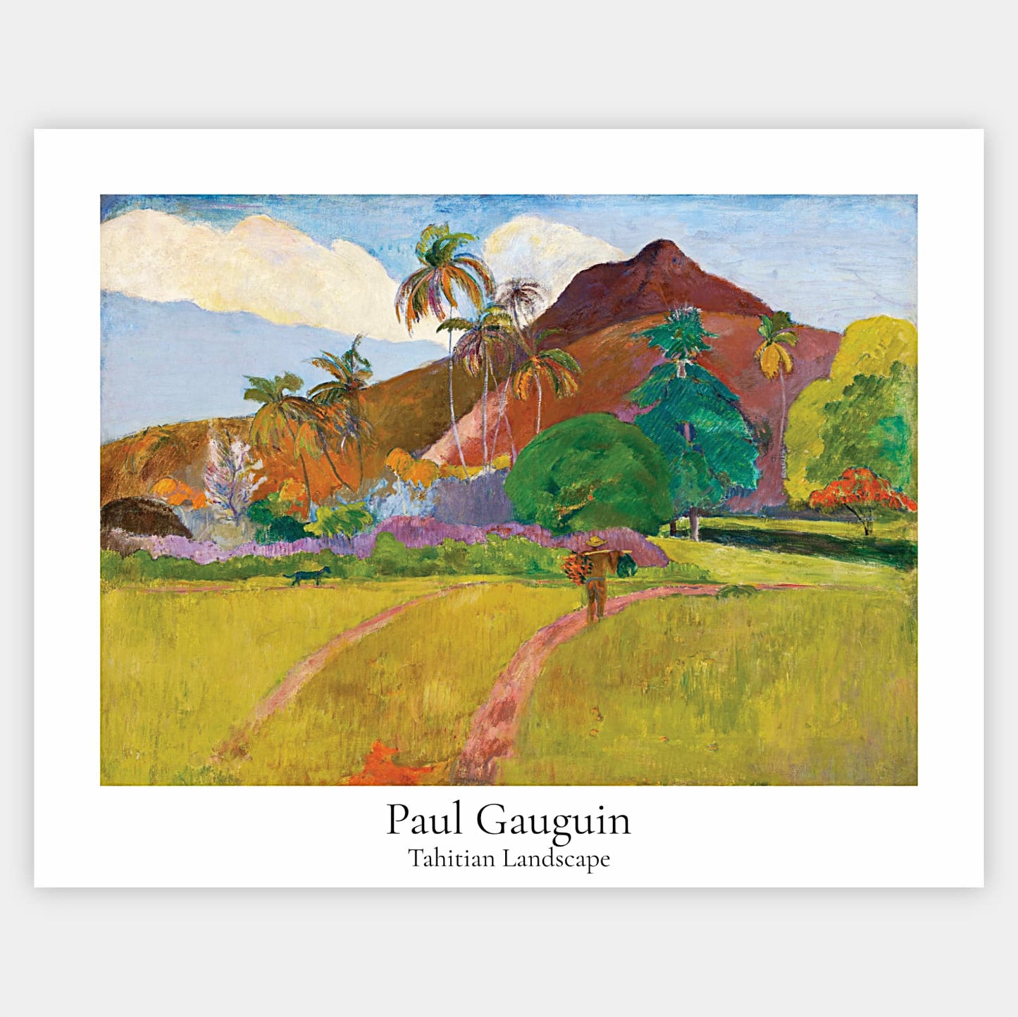 Plakát Tahitská země | Paul Gauguin